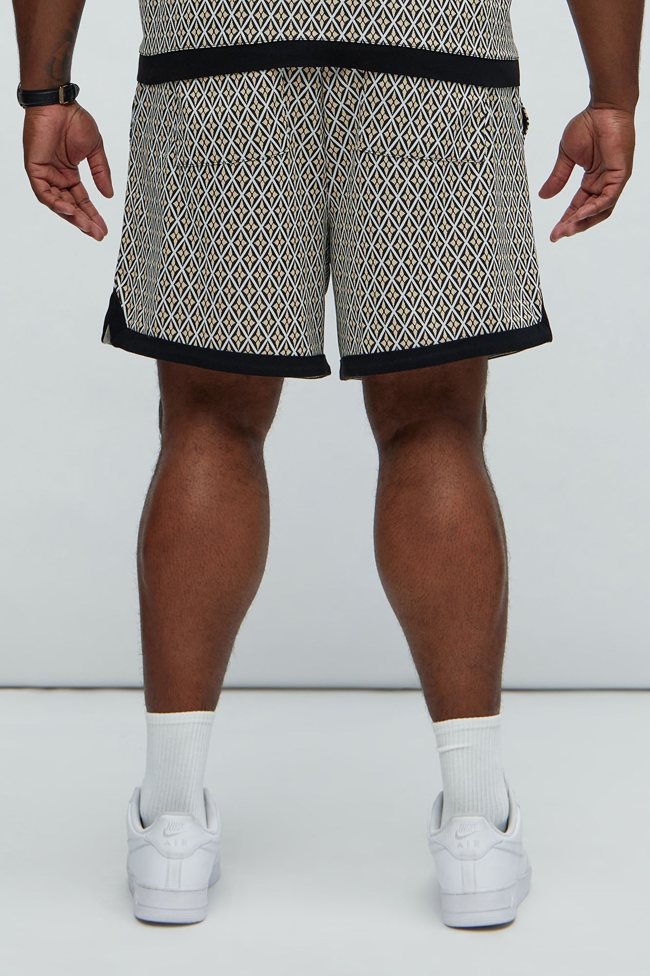 Rushmore Knit Warmup Shorts - Black/combo