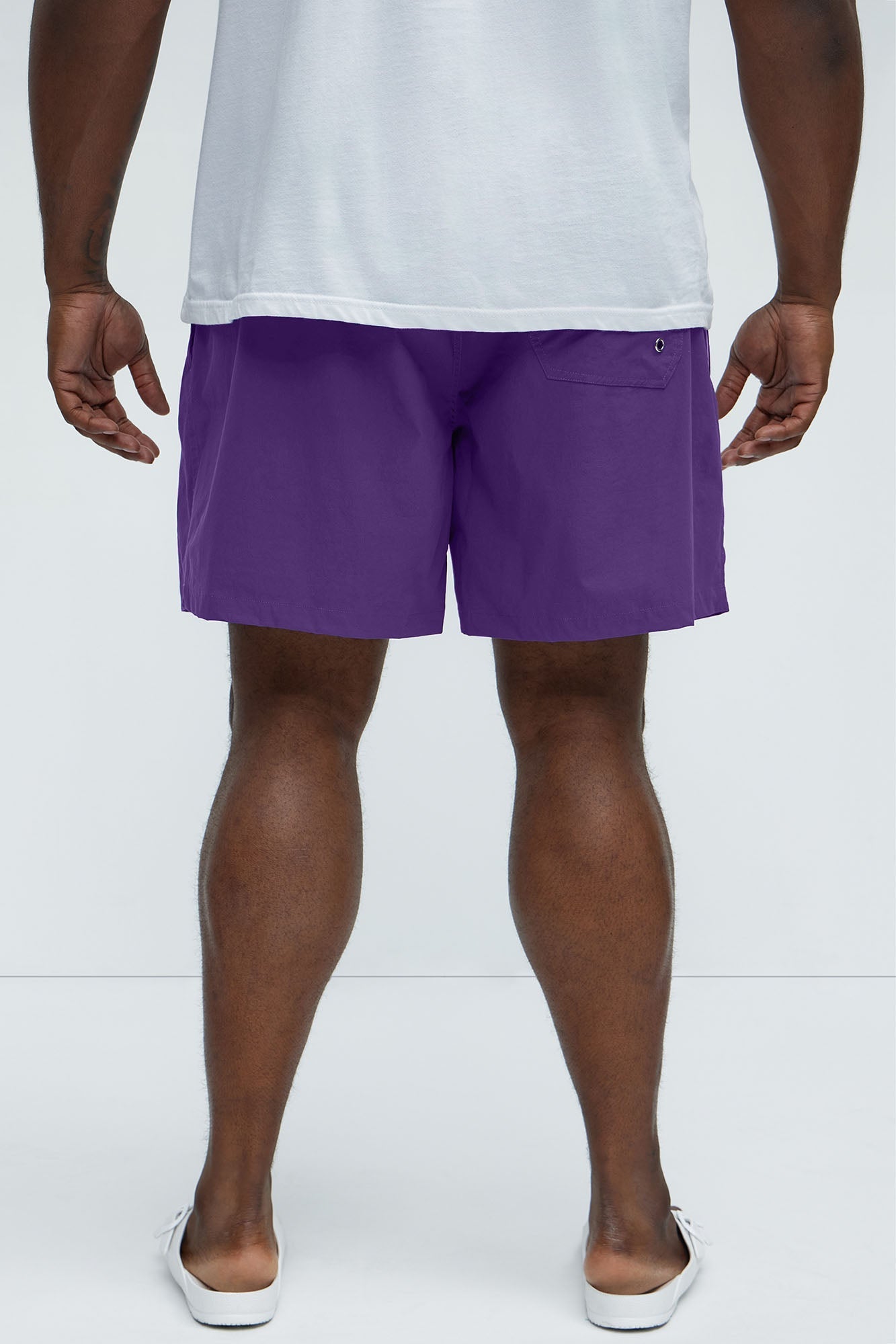 Montez Stretch Swim Trunk 7″ - Purple