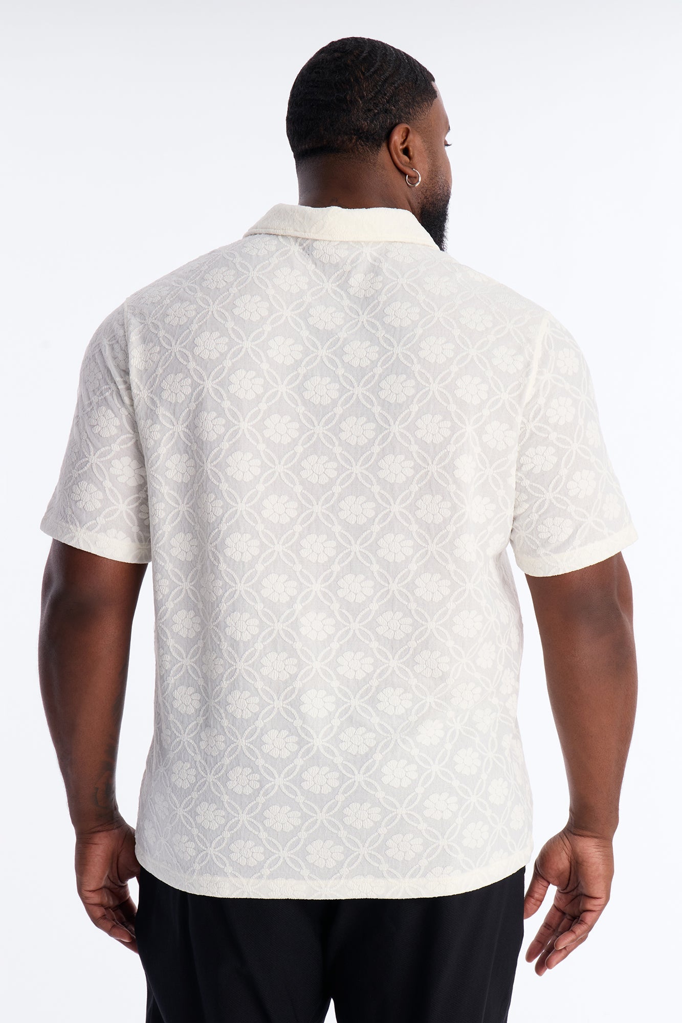Festival Era Johnny Collar Shirt - Off White