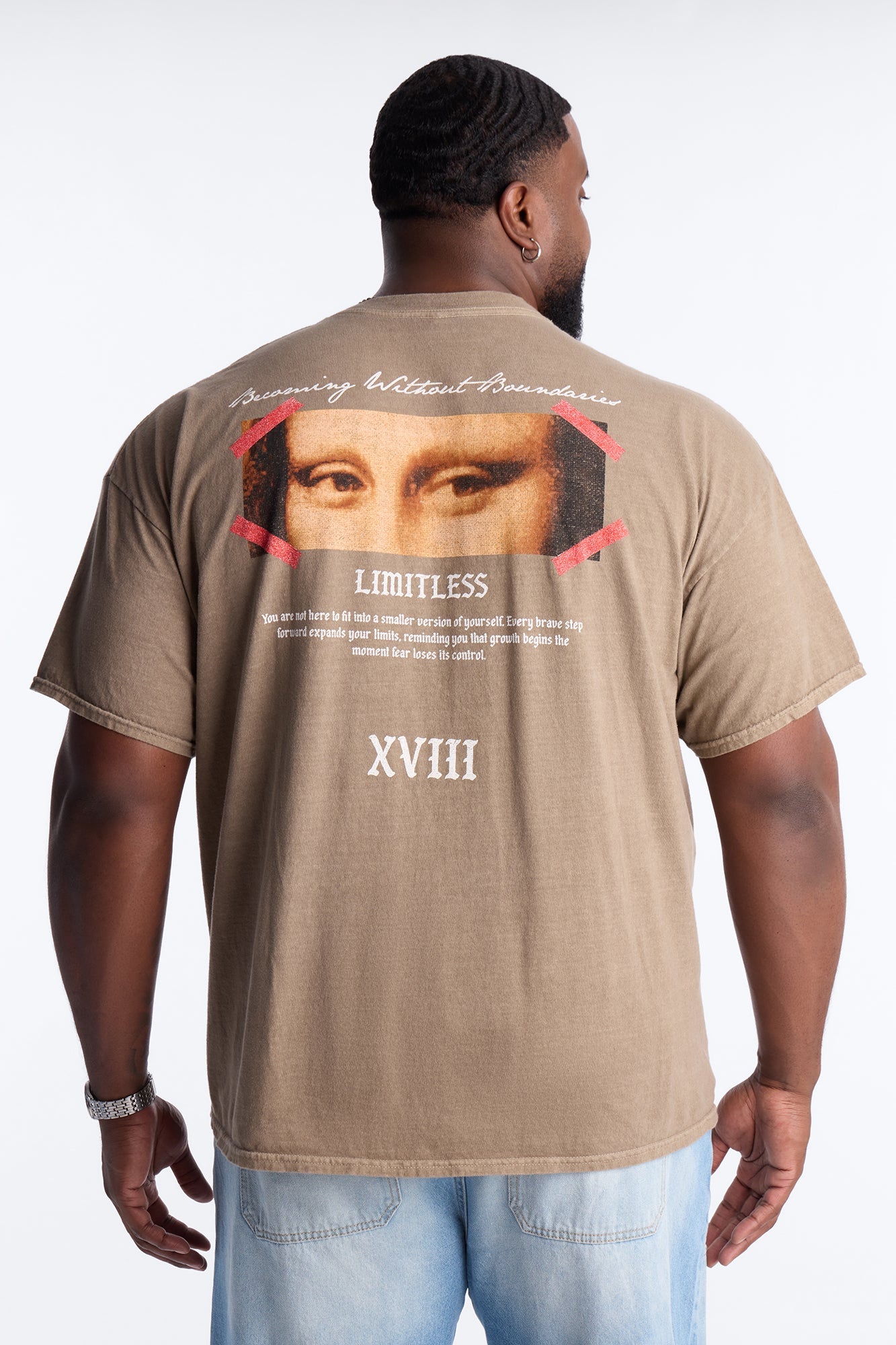 Limitless Art Short Sleeve Tee - Brown