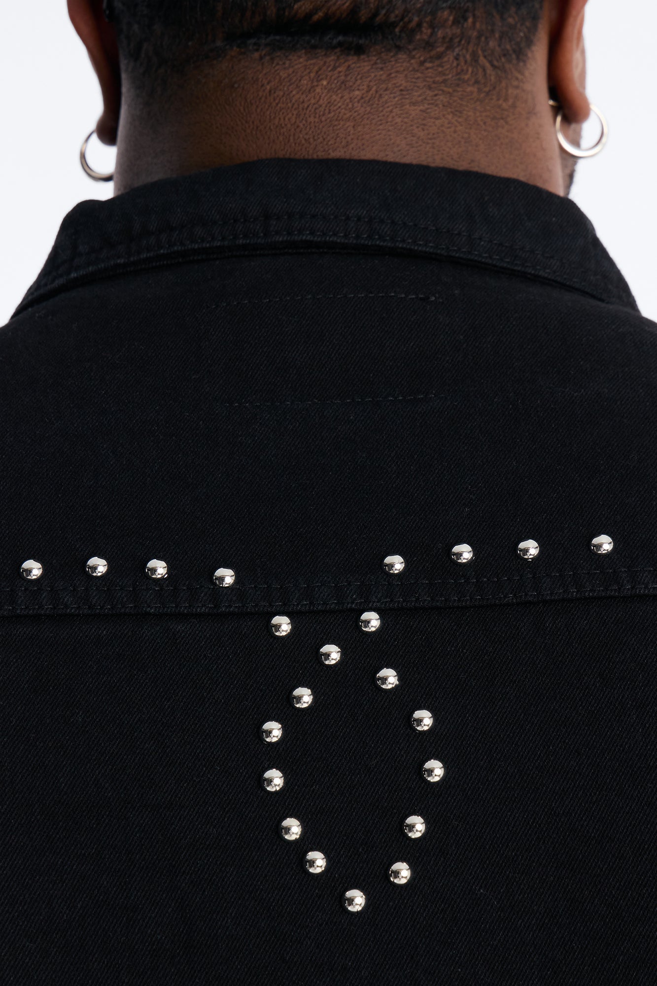 Iron Outlaw Denim Trucker Jacket - Black