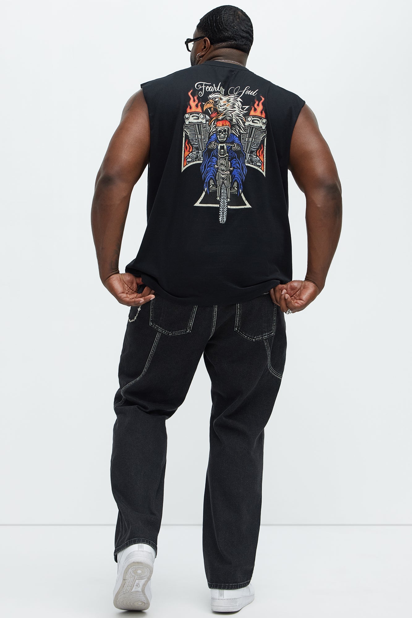 Fearless Soul Muscle Tee - Black