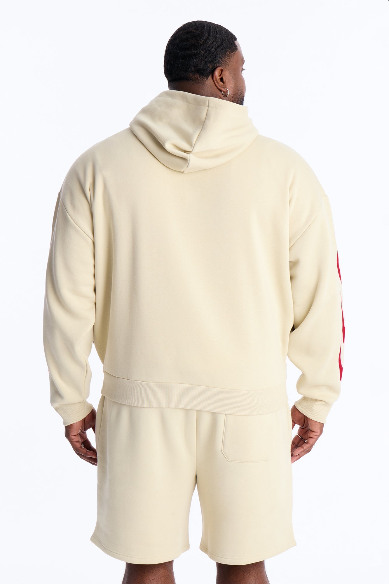 Scarface Embroidery Patch Hoodie - Khaki