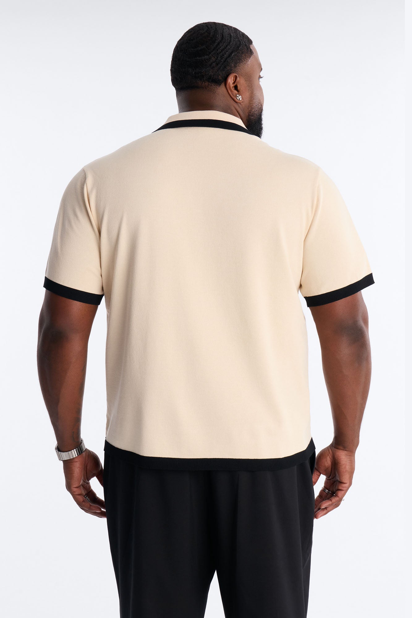 Rue Saint Johnny Collar Polo - Tan