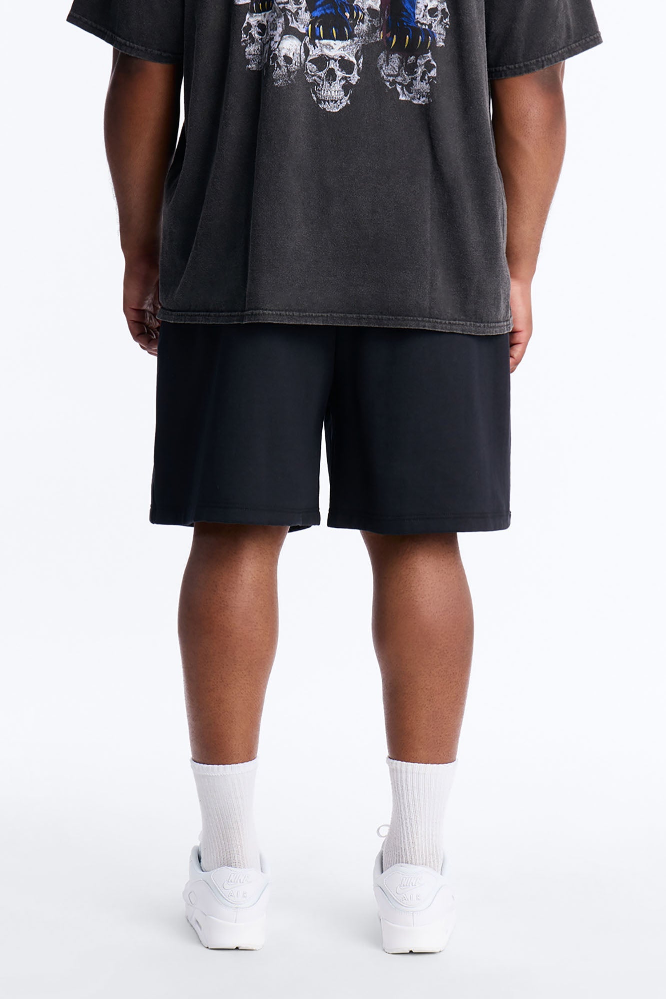 The City That Never Sleeps NYC Sweatshorts - Black