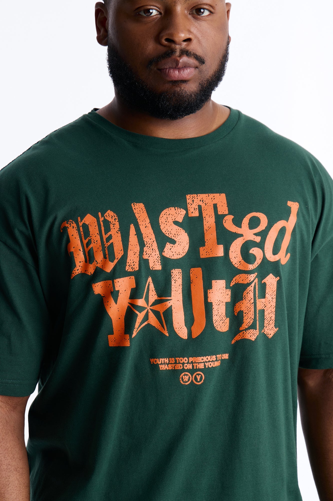 Wasted Youth Rockstar Short Sleeve Tee - Green