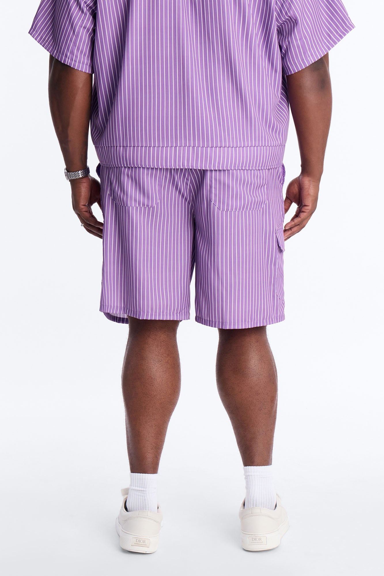 Relaxed Desert Dunes Cargo Short - Purple