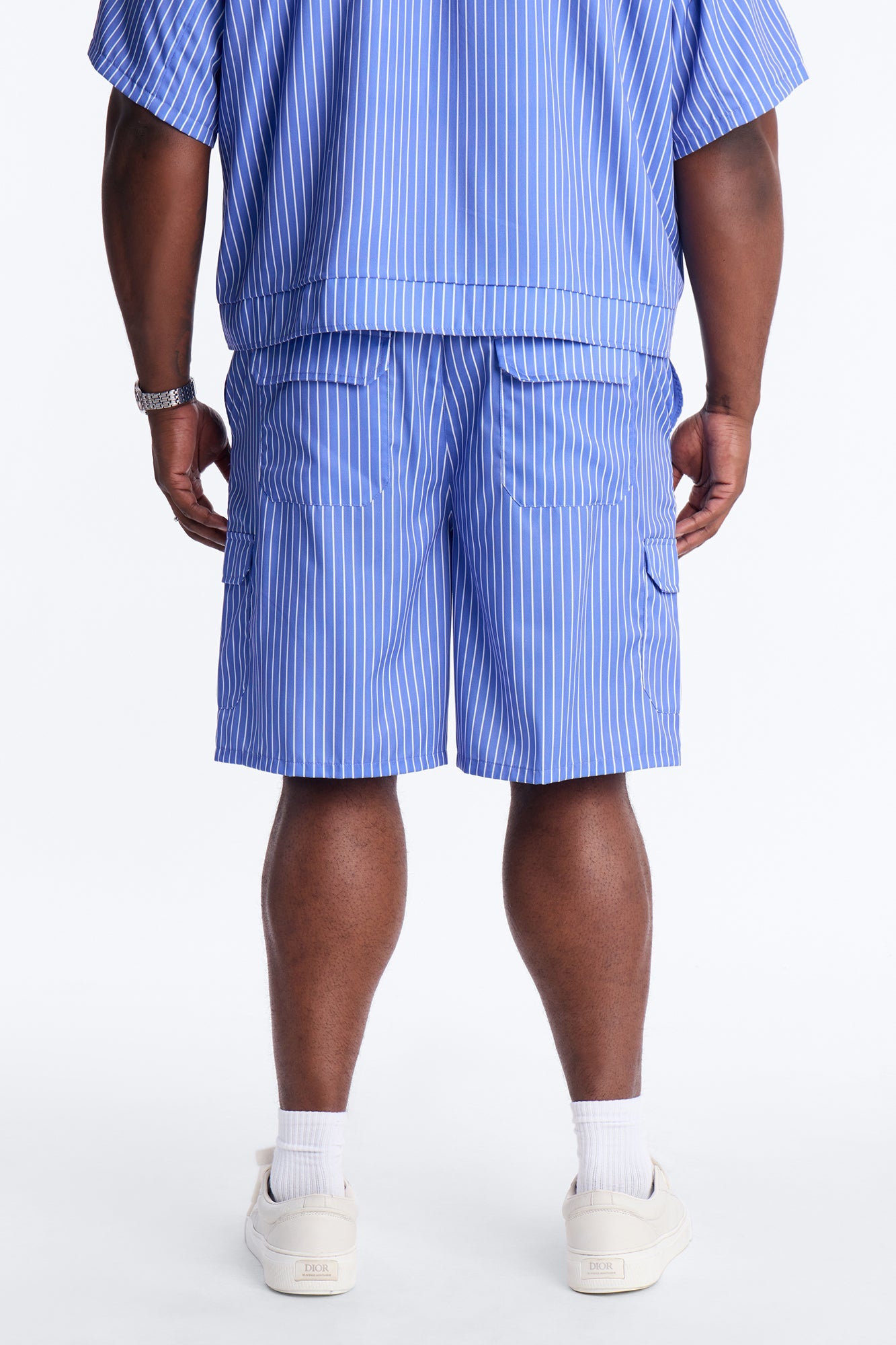 Relaxed Desert Dunes Cargo Short - Blue