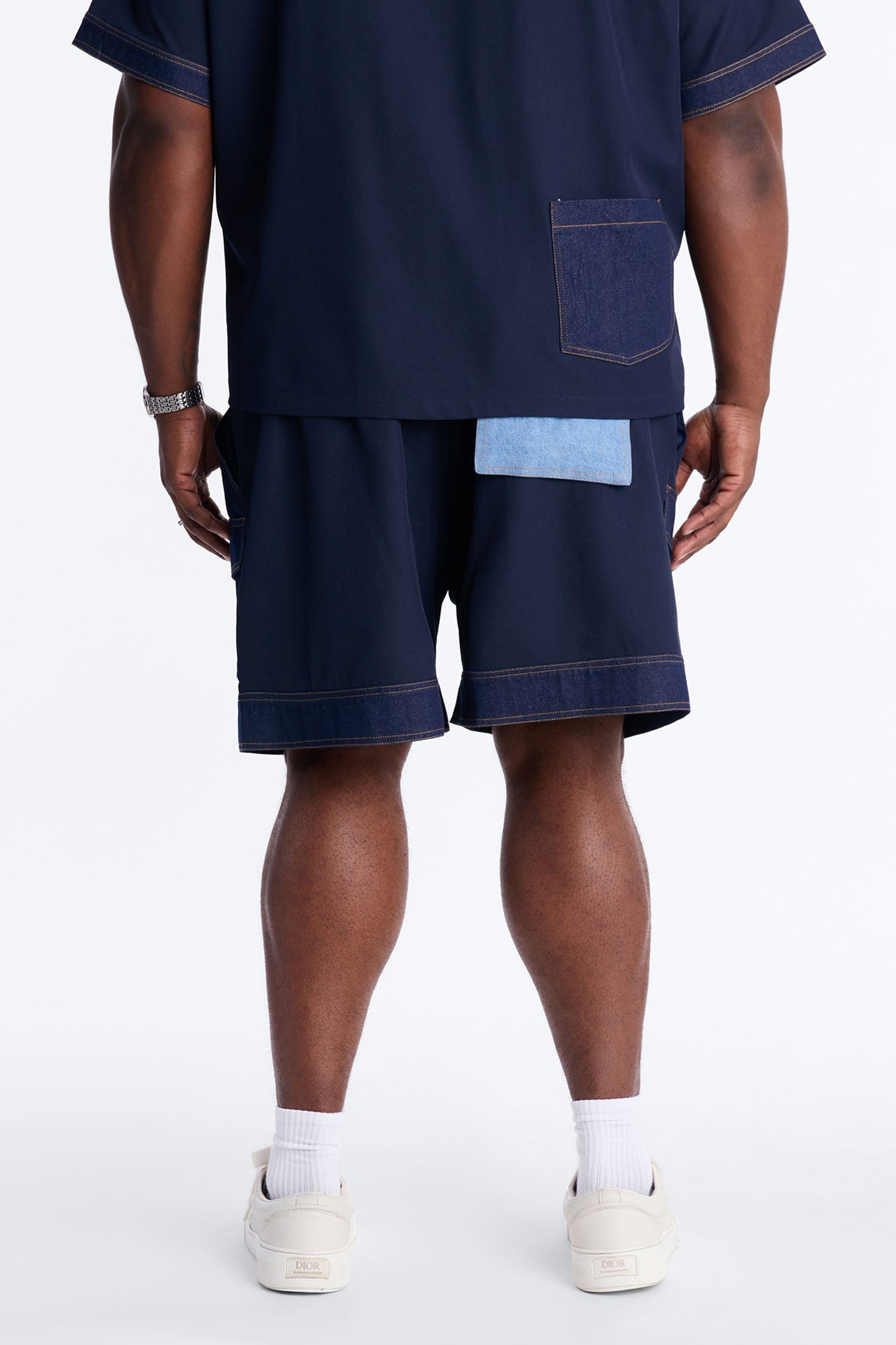 Relaxed Blueprint Cargo Short - Indigo