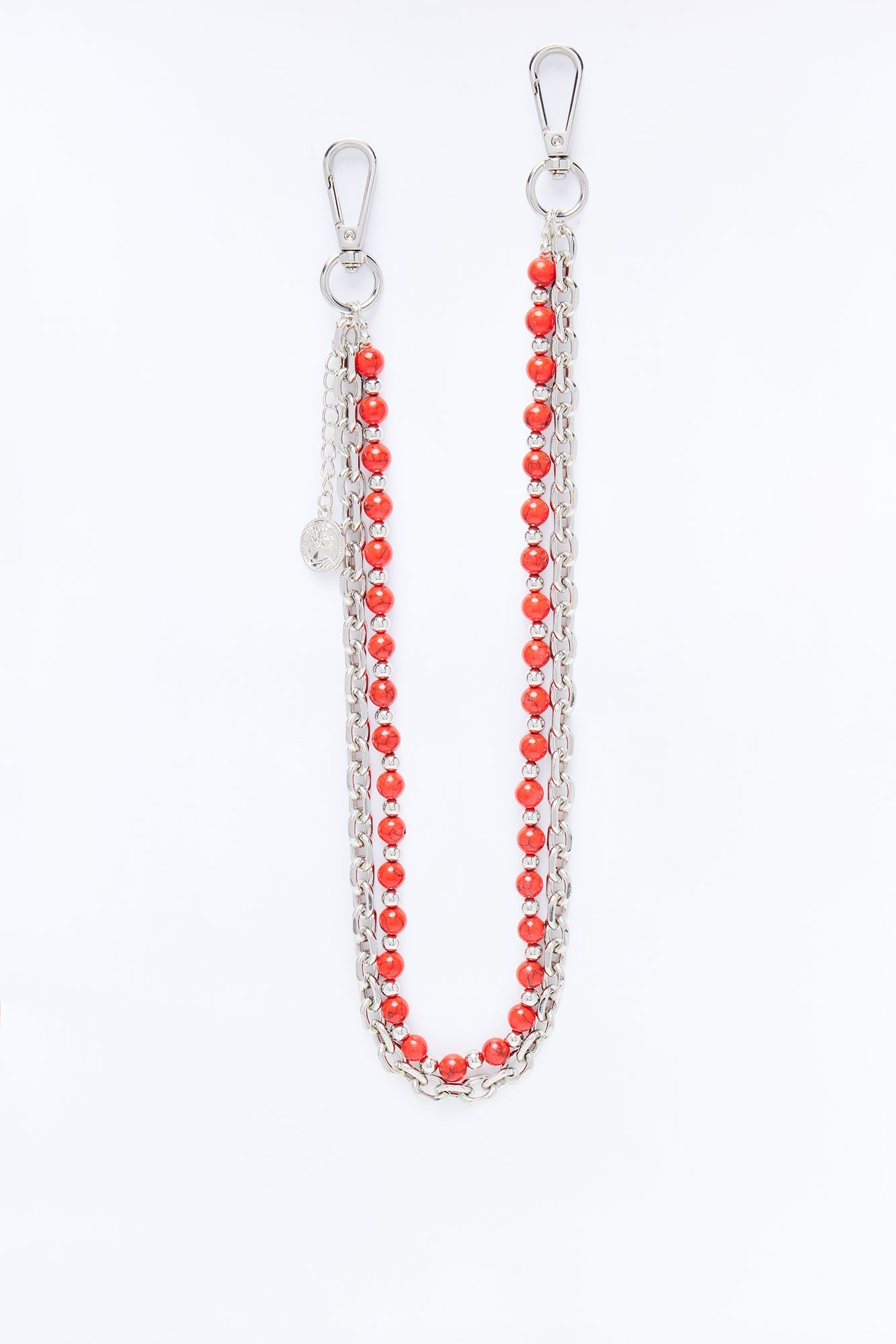 Scarlet Duality Layered Pant Chain - Silver