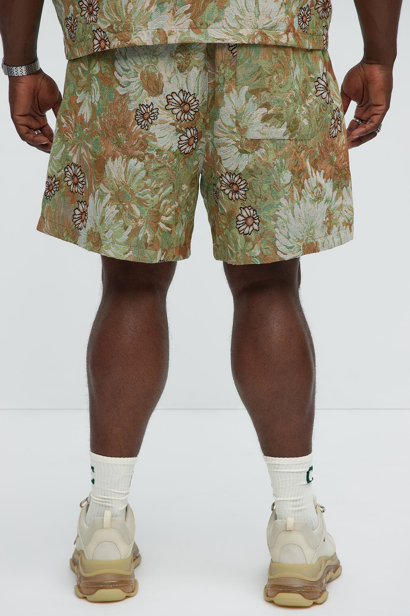 Judas Tapestry Shorts - Green/combo