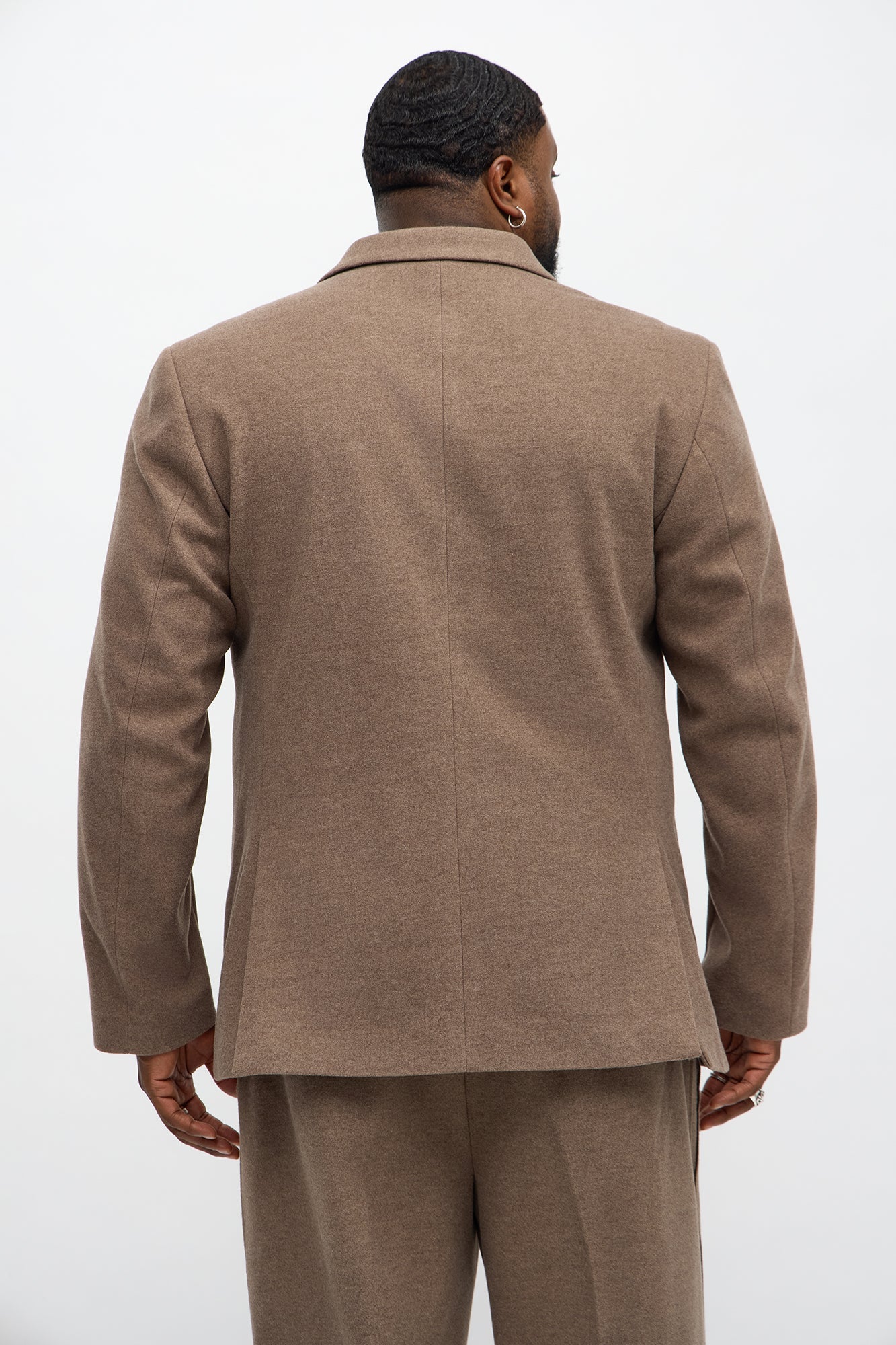 Oversized Day Drifter Double Breasted Blazer - Brown