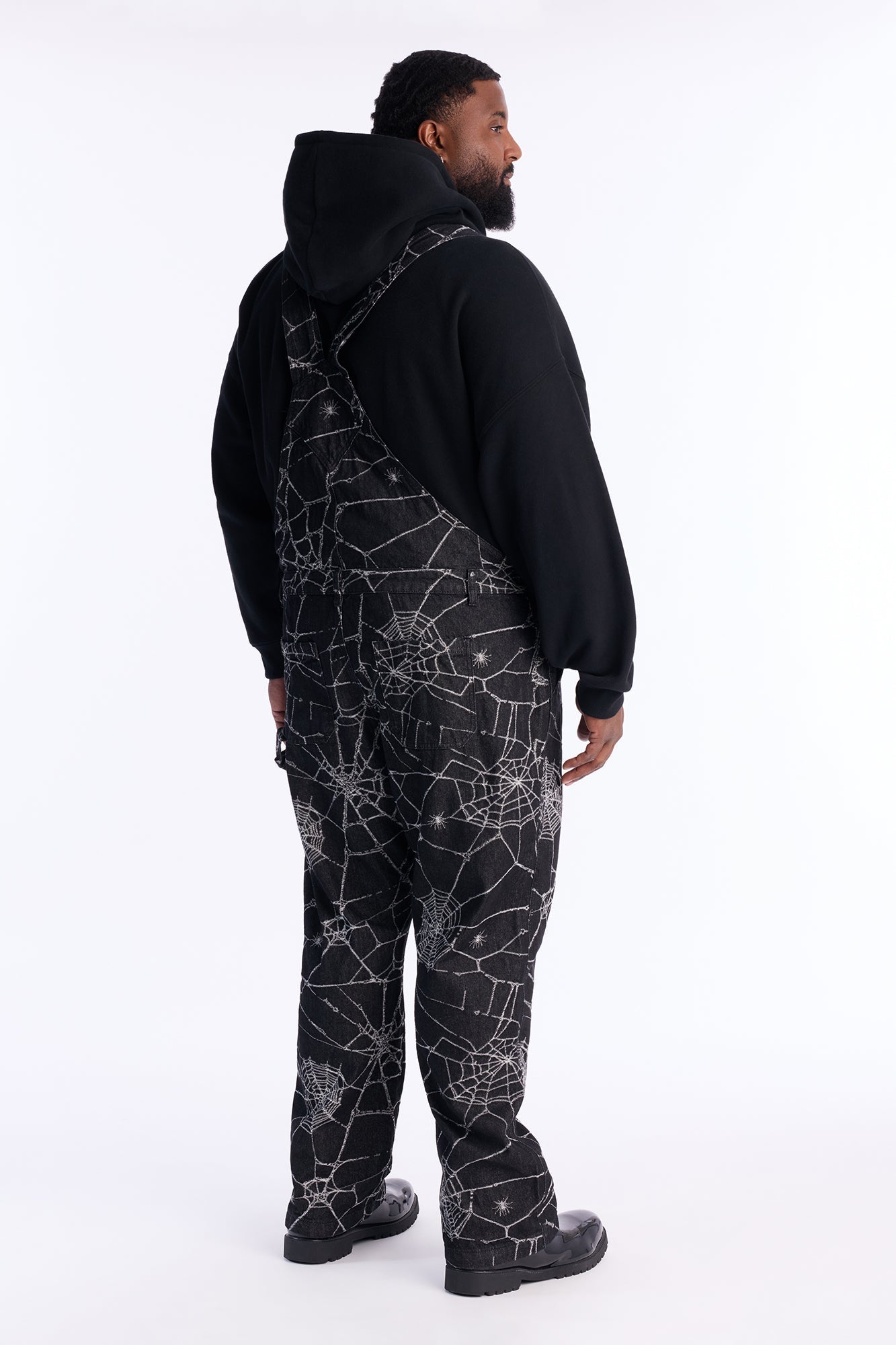 Widow Stitch Jacquard Overall - Black