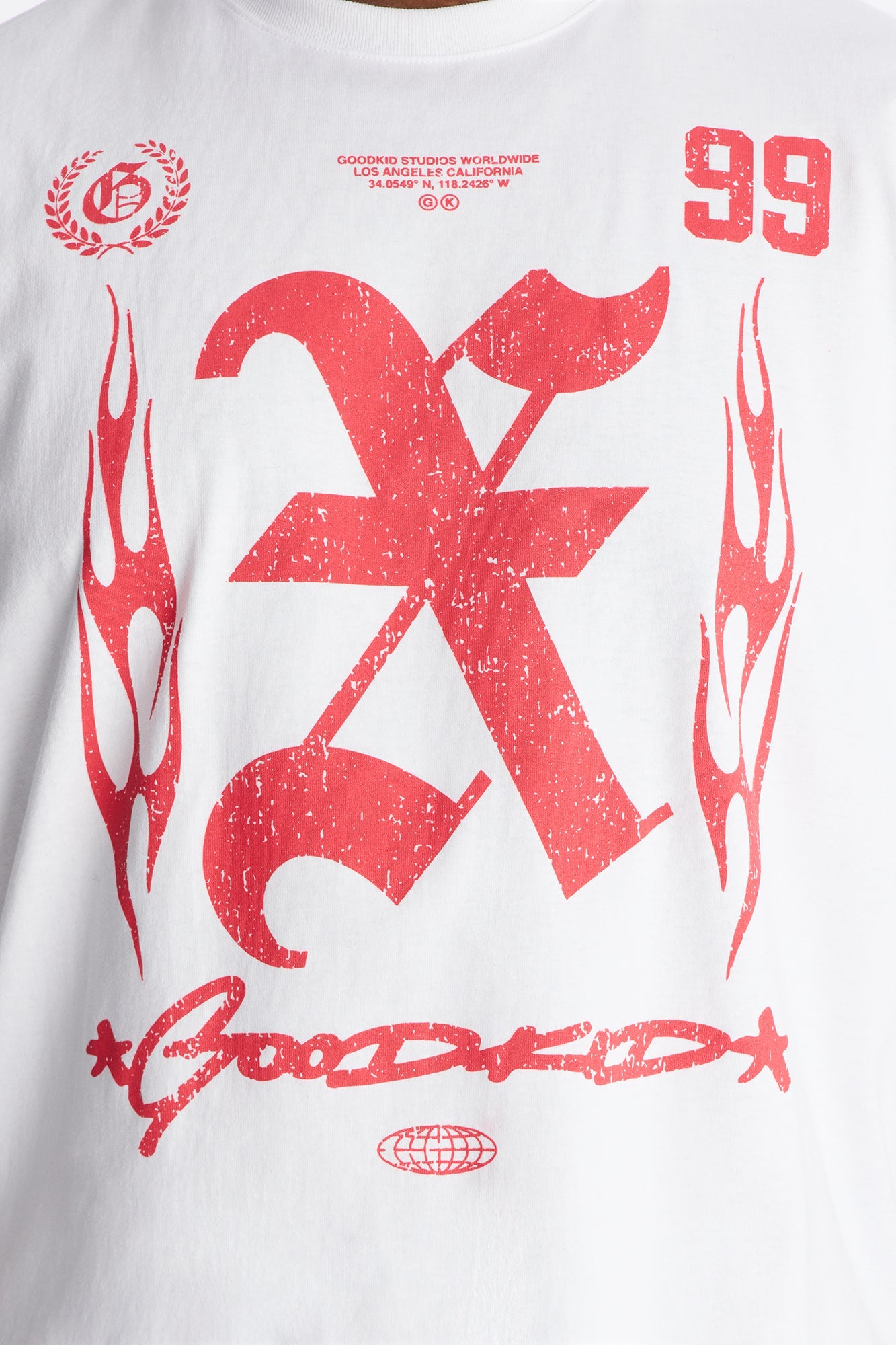 Goodkid Boxy Short Sleeve Tee - White