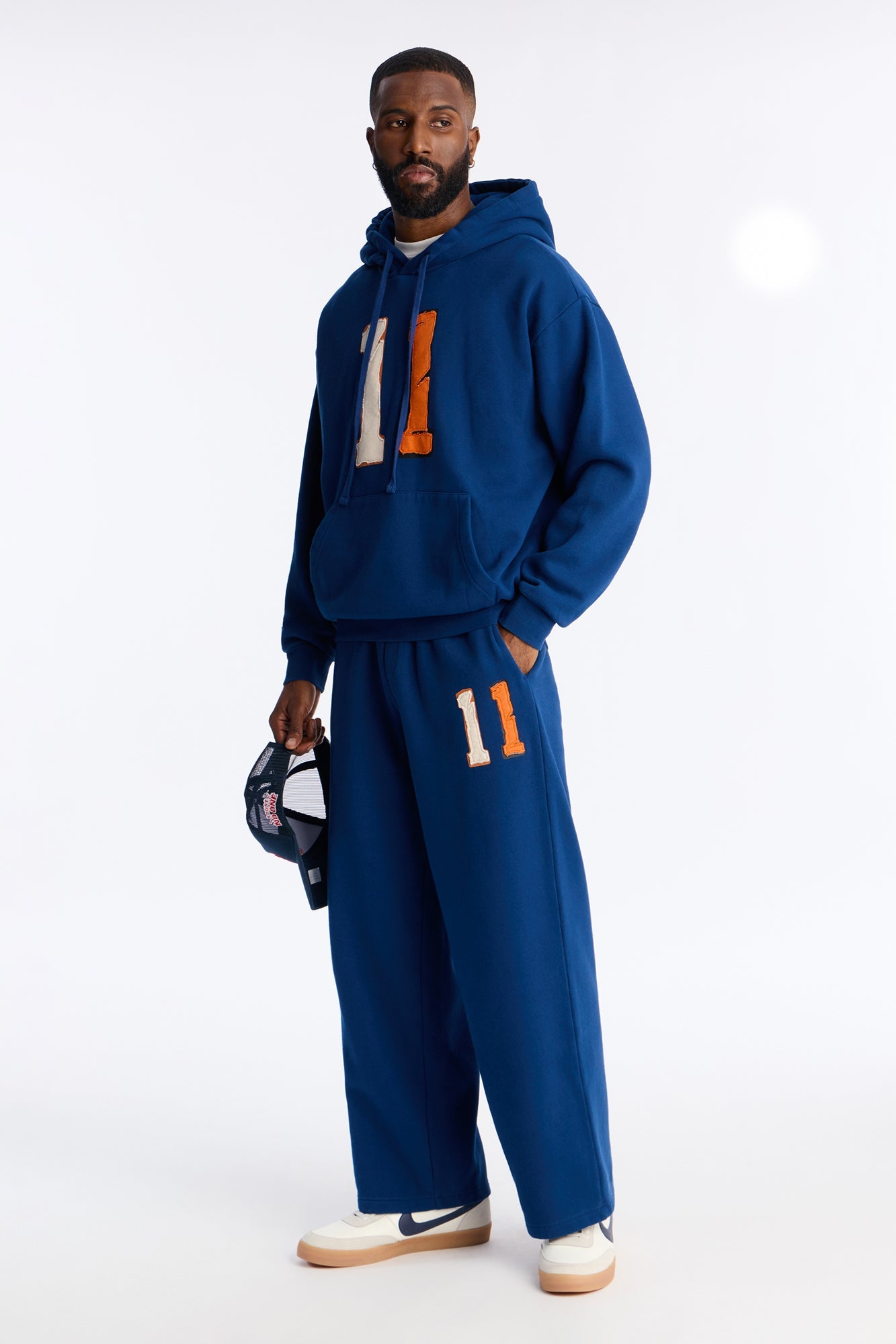 Broadway Patch Sweatpants - Navy