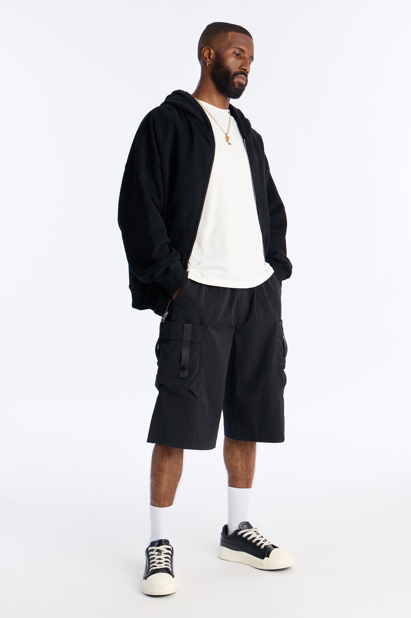Relaxed Ninth Element Tech Short - Black