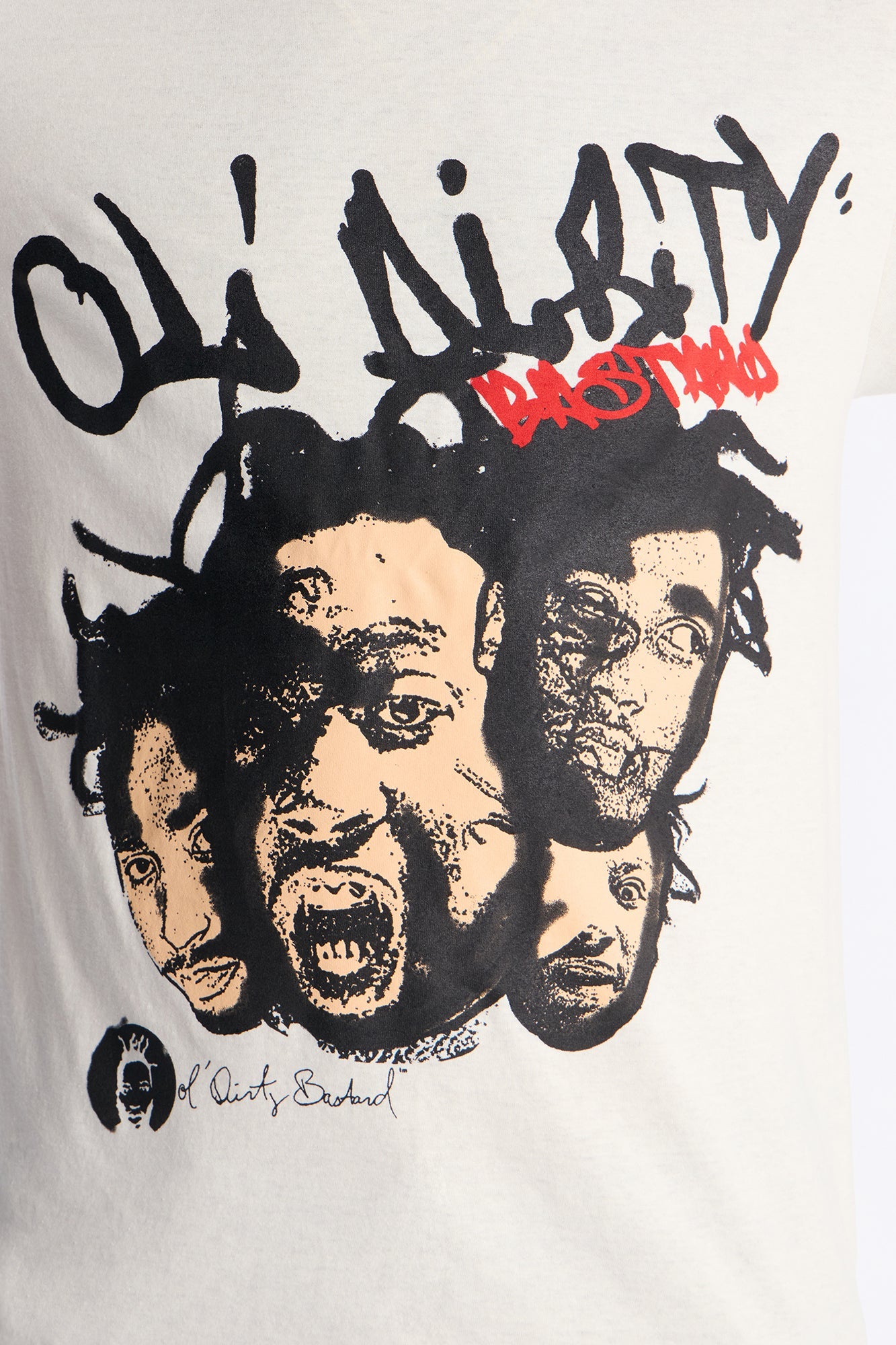 Old Dirty Bastard Phases Short Sleeve Tee - Cream