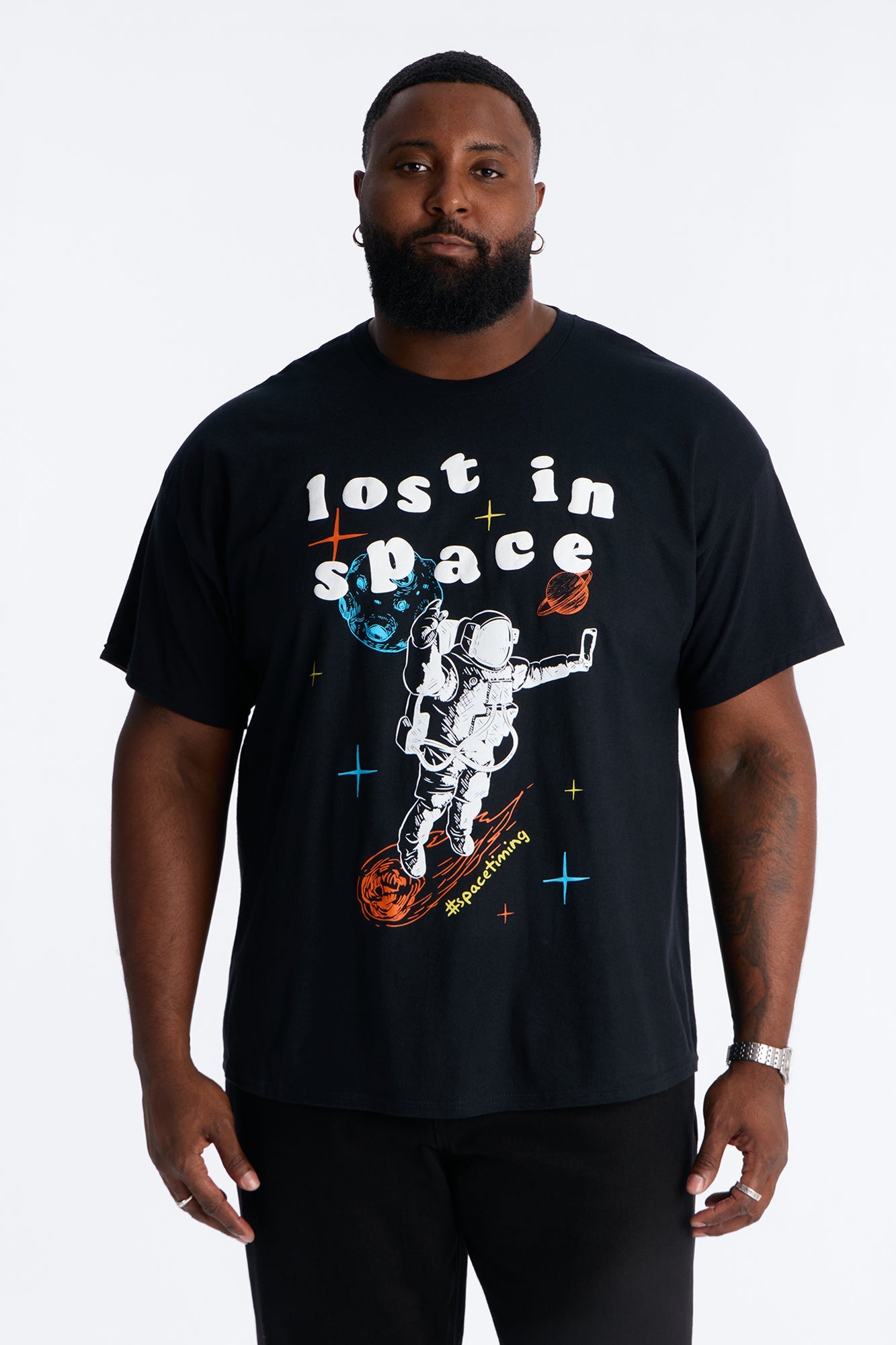 The Most High Lost In Space Short Sleeve Tee - Black
