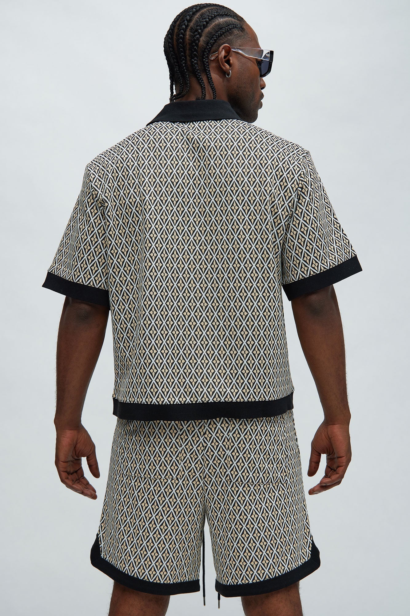 Rushmore Knit Shirt - Black/combo