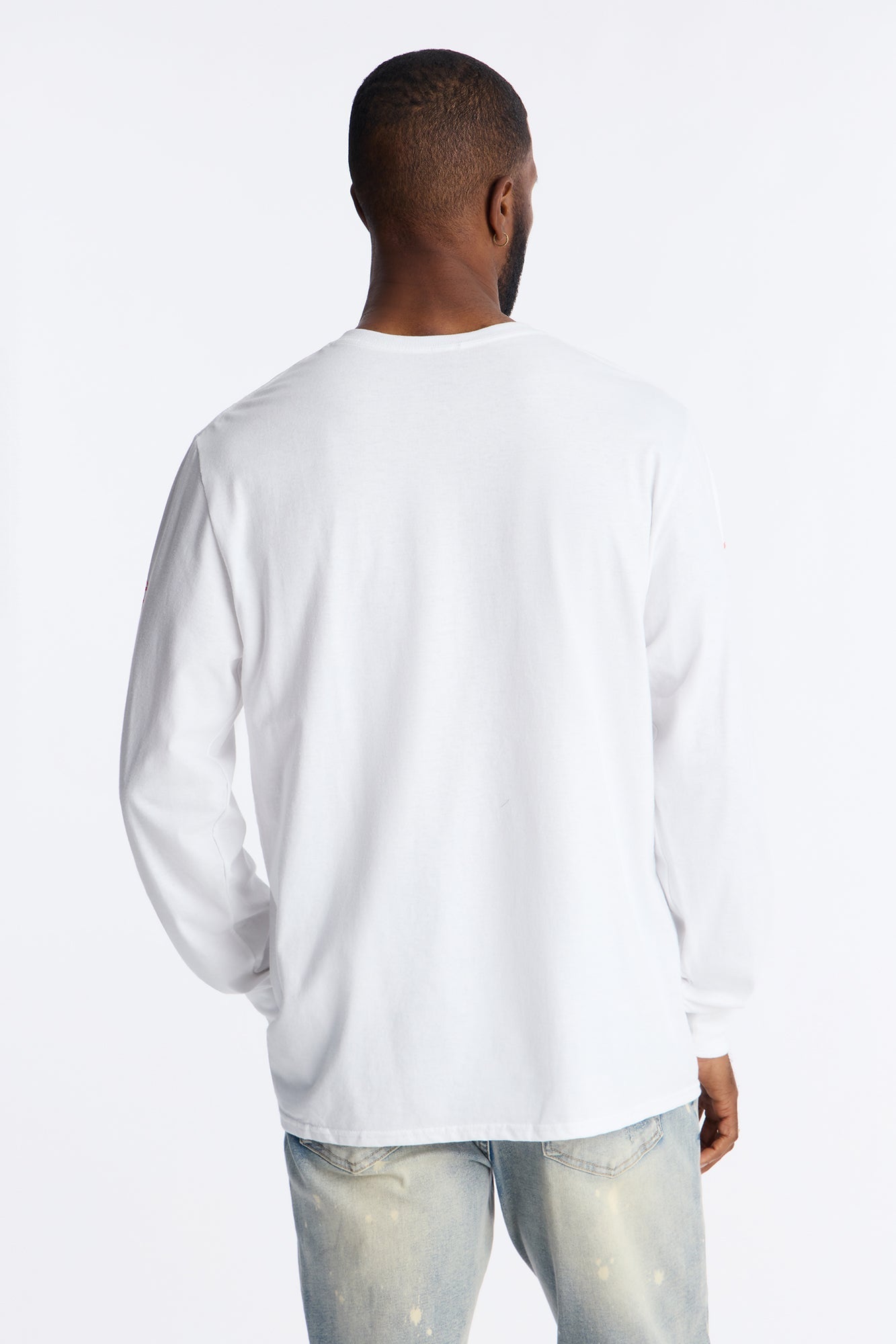 Son Of God Oversized Long Sleeve Tee - White