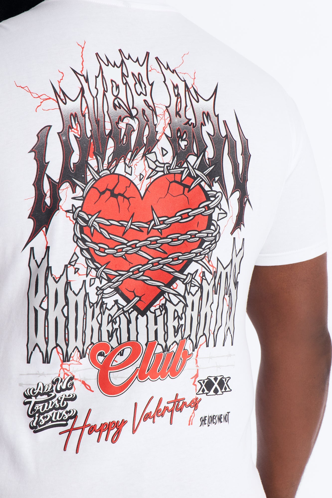 Lover Boy's Club Short Sleeve Tee - White