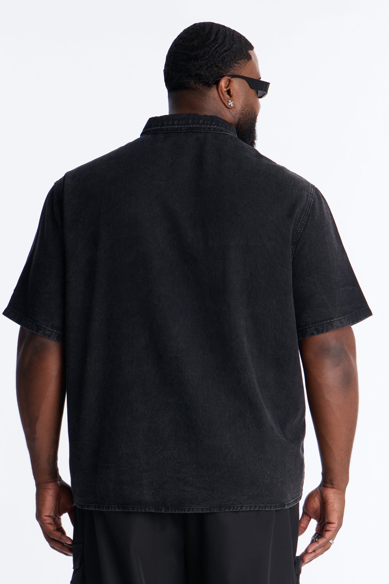 Saint Blaze Button Up Shirt - Black Wash