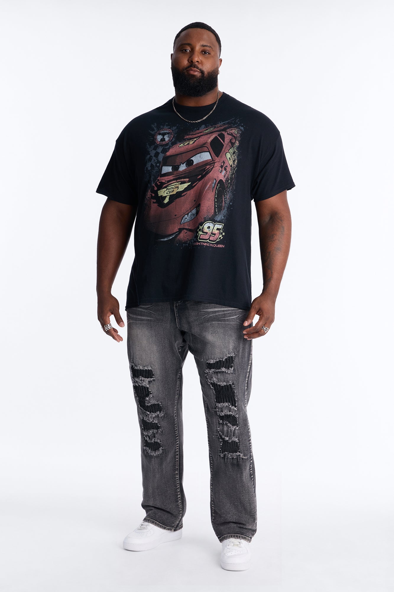 Disney Cars LMQ KACHOW! Short Sleeve Tee - Black