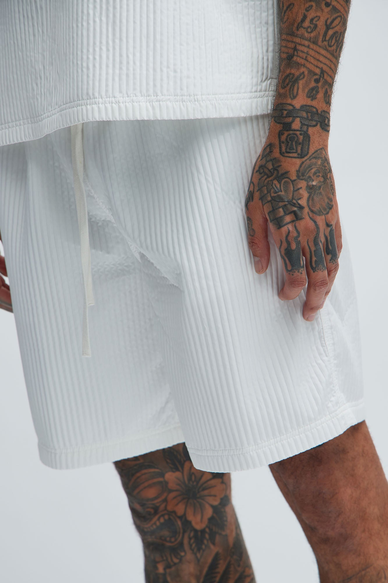 Santiago Relaxed Shorts - White