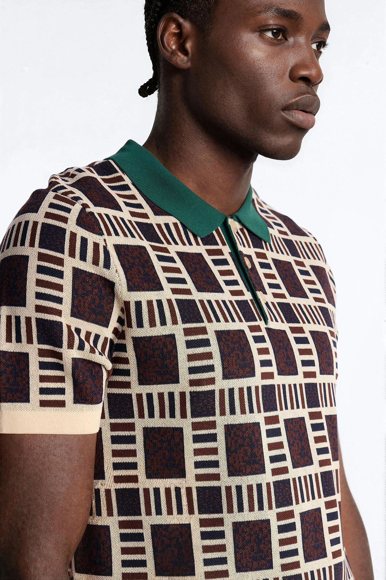 Westbury Knit Polo - Brown