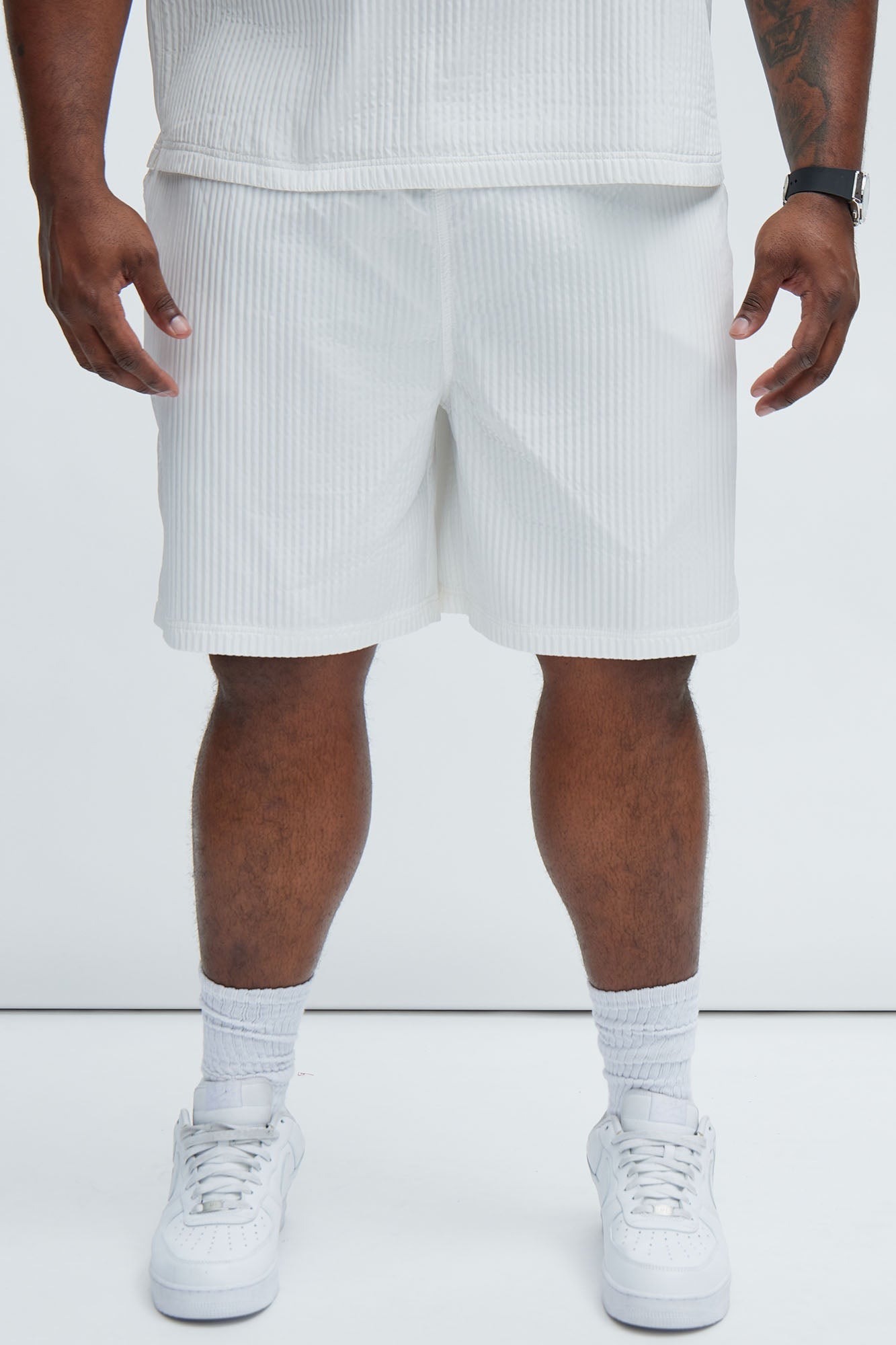 Santiago Relaxed Shorts - White
