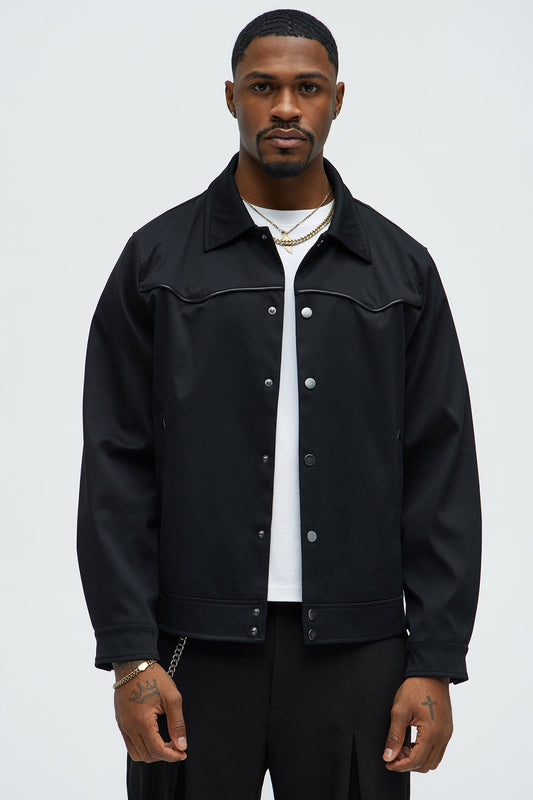 Glenville Western Jacket - Black