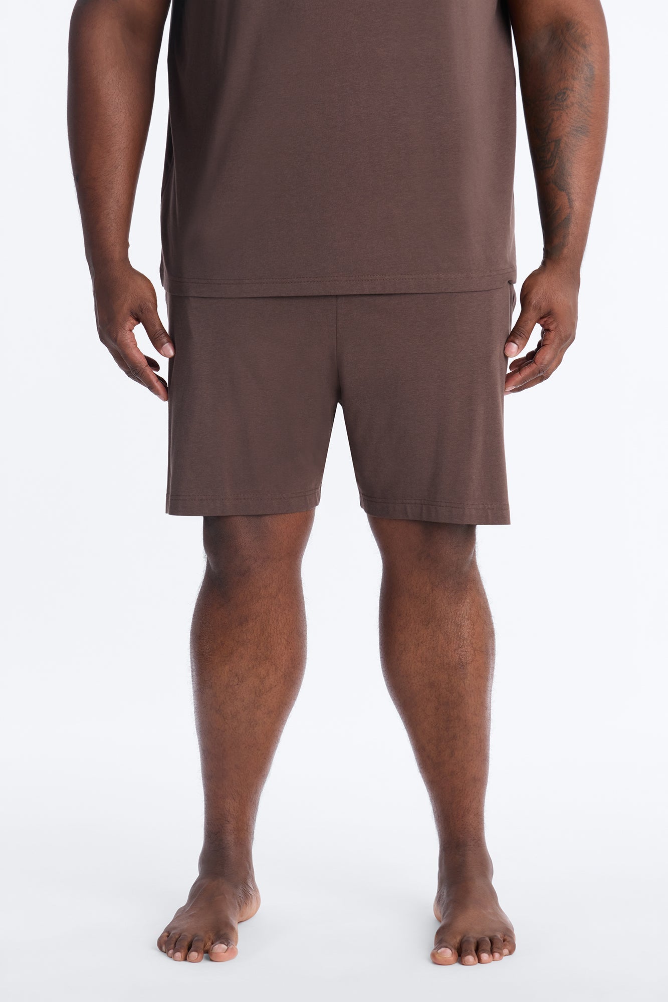 Essential Modal Lounge Shorts - Chocolate