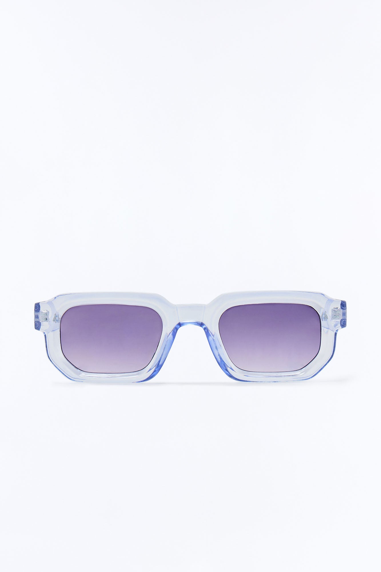 Crisp Cool Square Sunglasses - Blue