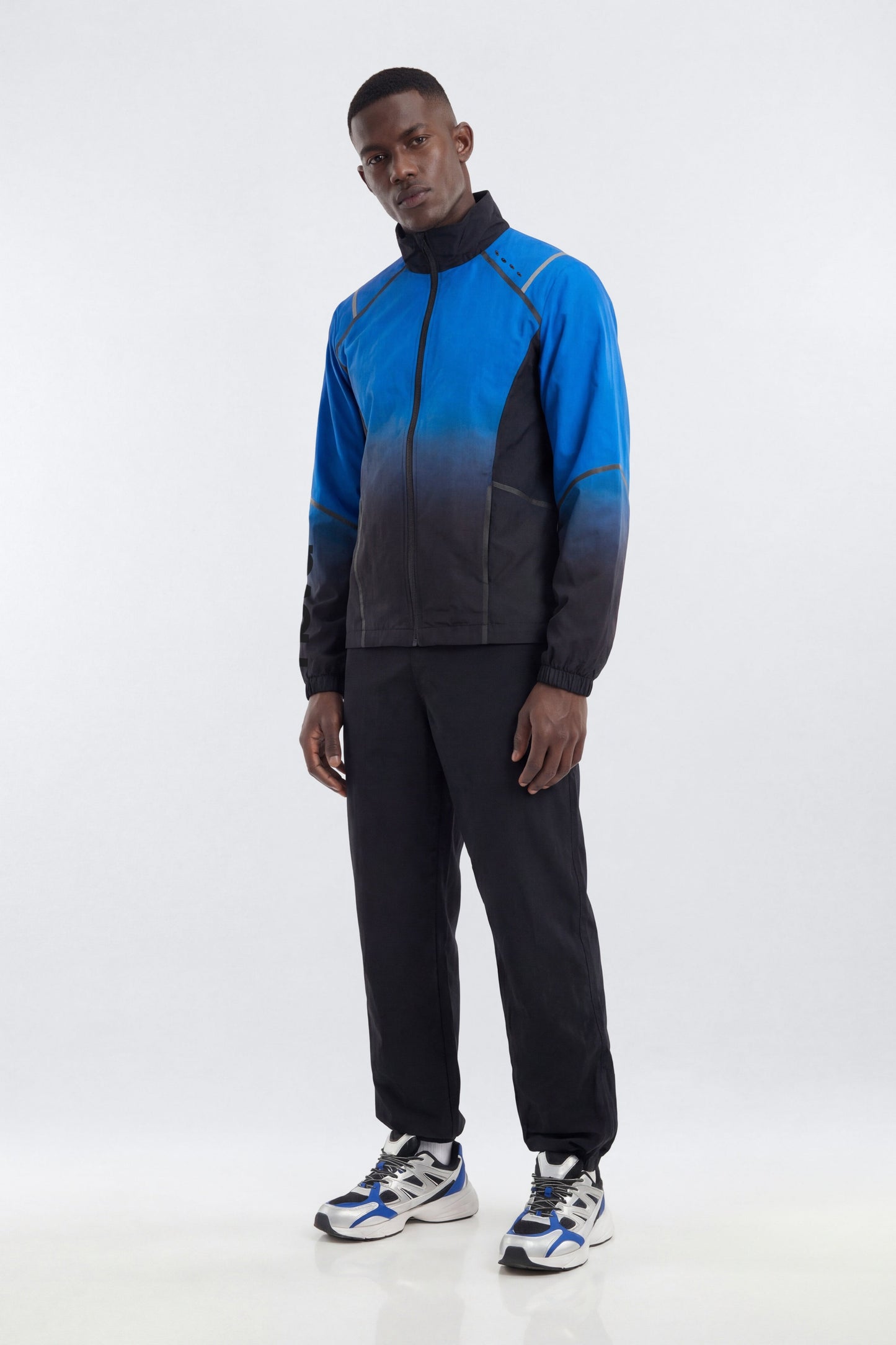 CoreNylon Ombre Full Zip Jacket - Blue/Black