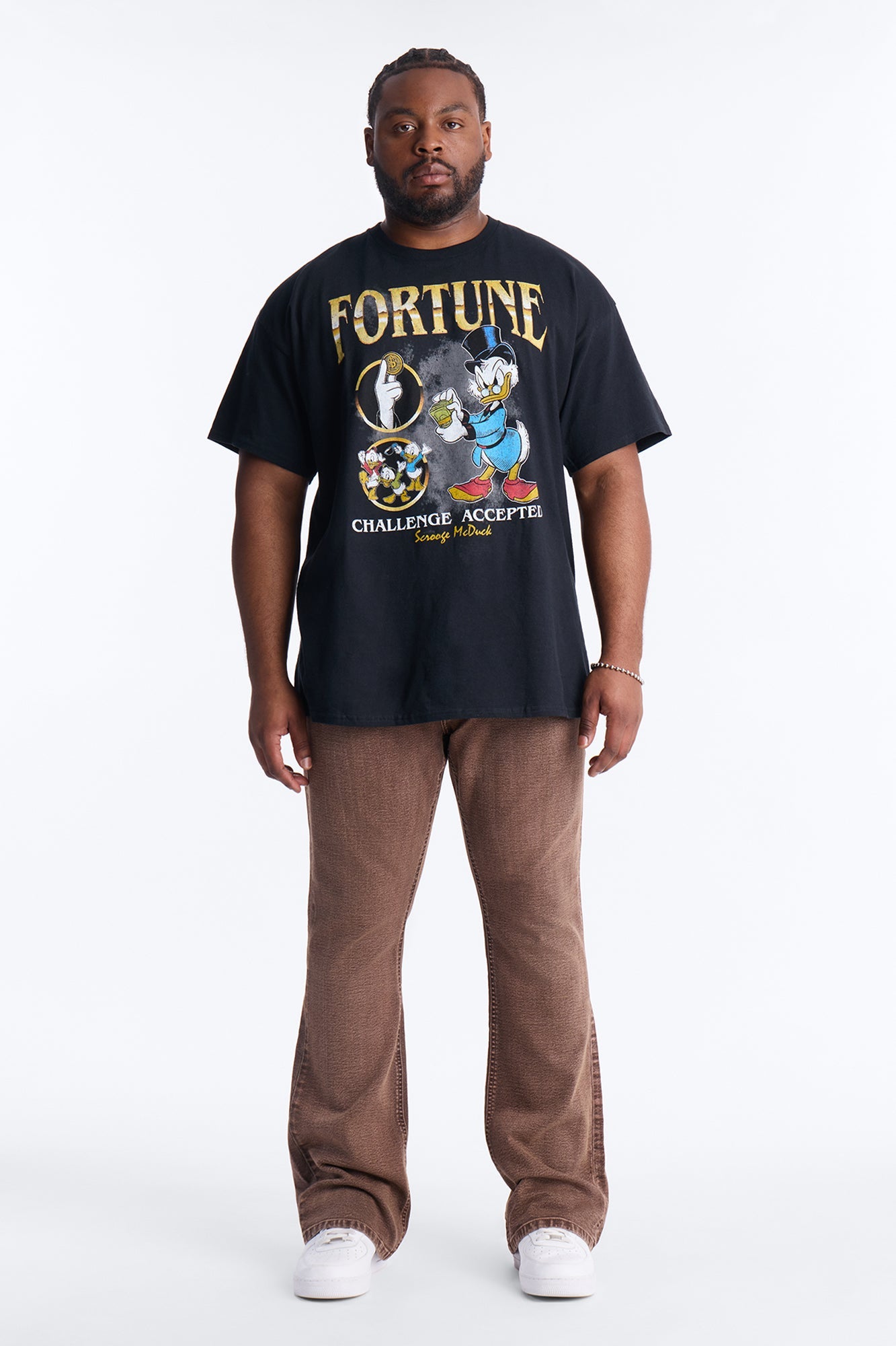 Scrooge McDuck Hustle Short Sleeve Tee - Black