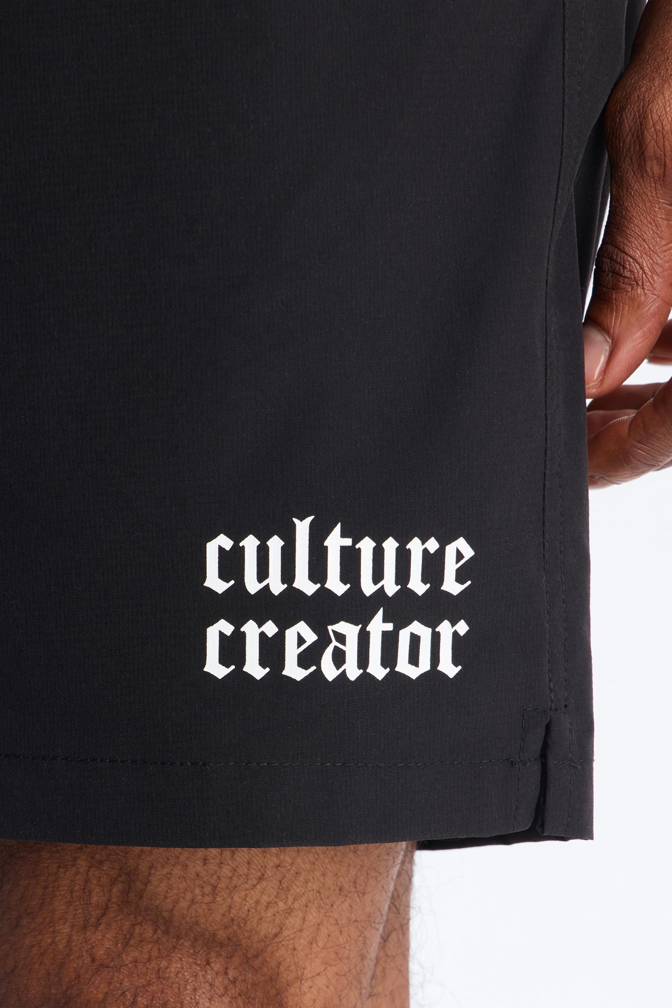 Culture Creator Double Drawstring Short - Black