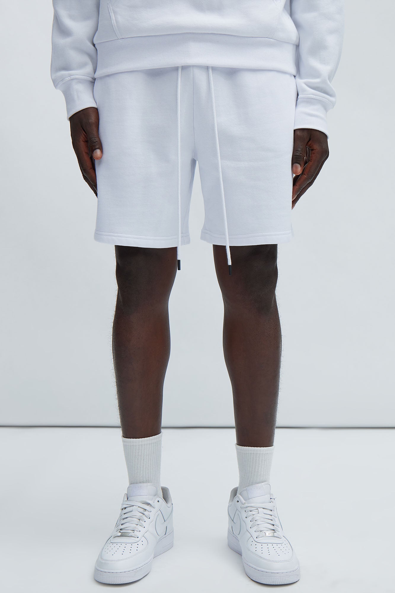 Tyson Sweatshort - White