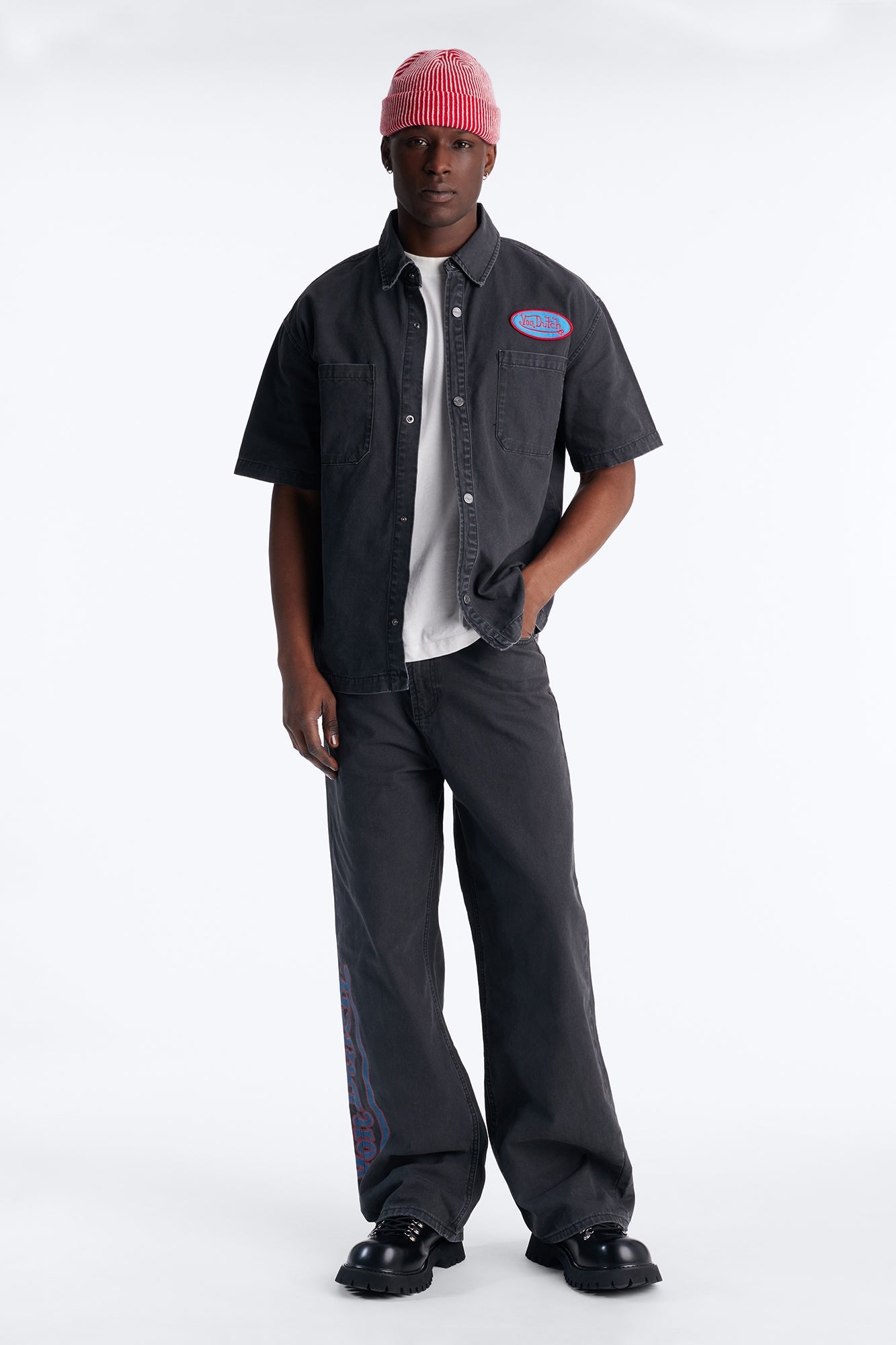 Von Dutch Reapers Straight Jean - Black