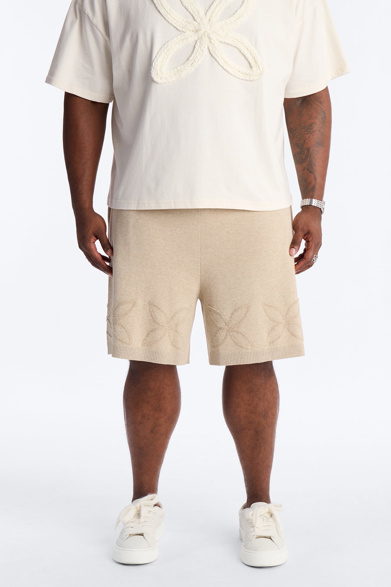 Relaxed Soft Sands Knit Short - LightBrown