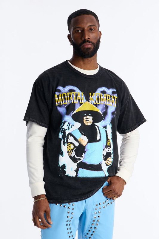 Heavenly Thunder Short Sleeve Tee - Black