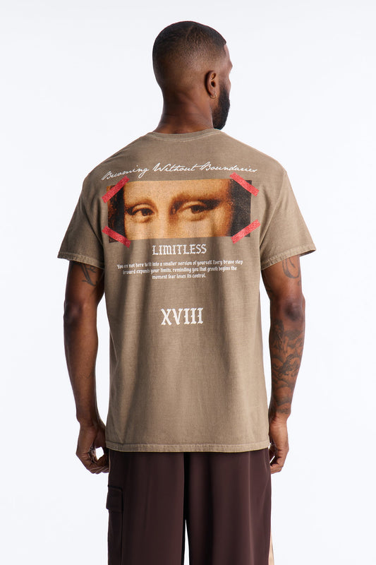 Limitless Art Short Sleeve Tee - Brown