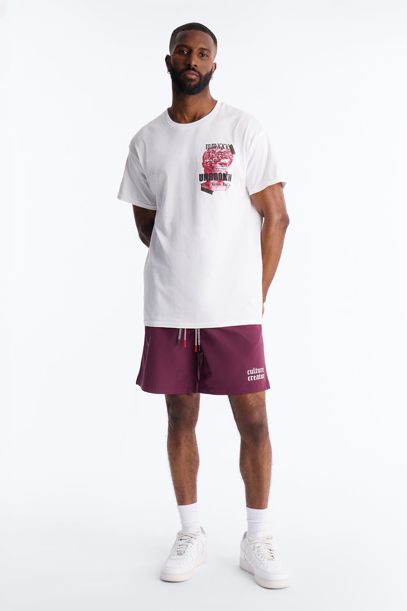 Culture Creator Double Drawstring Short - Purple