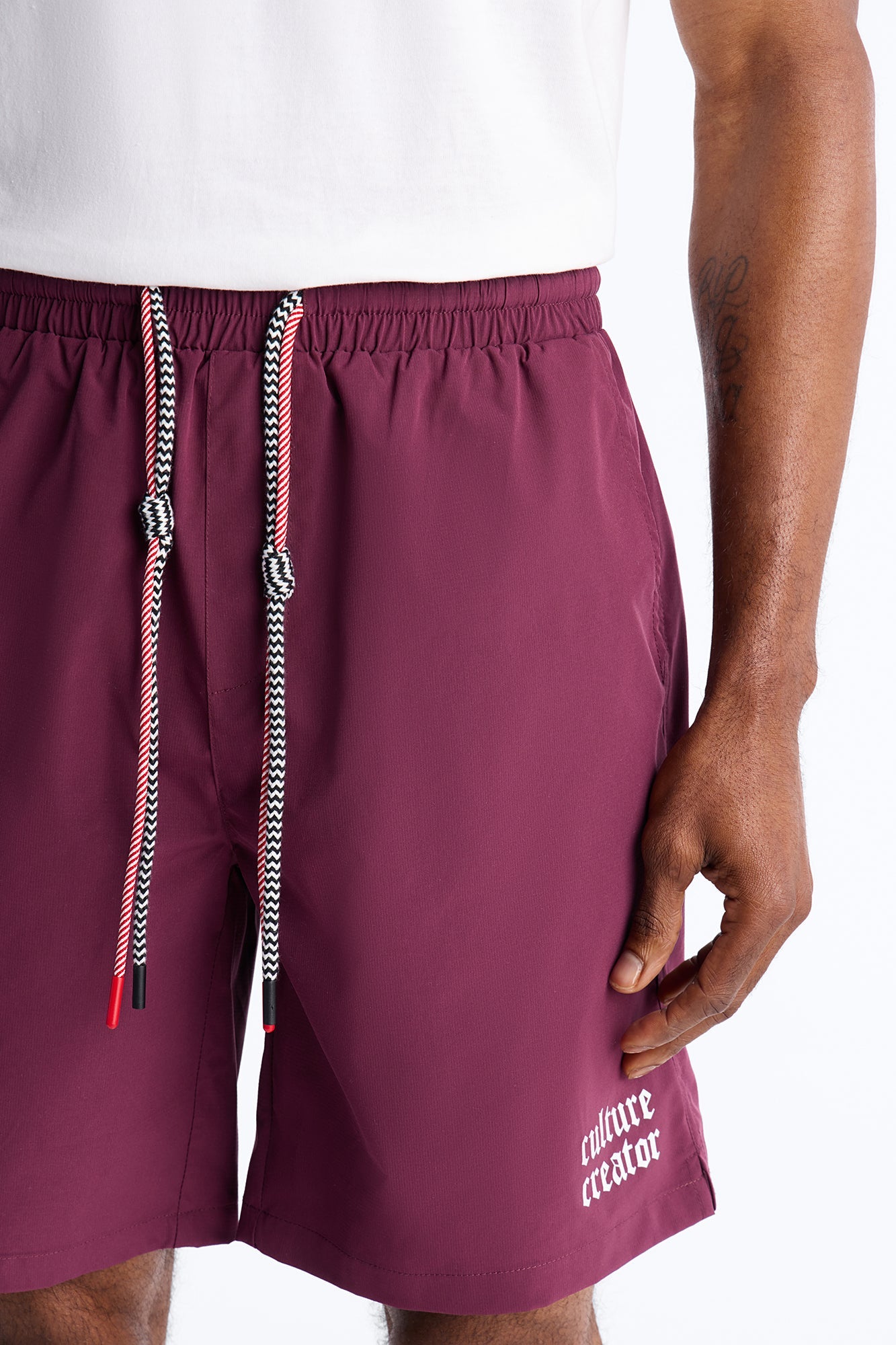 Culture Creator Double Drawstring Short - Purple