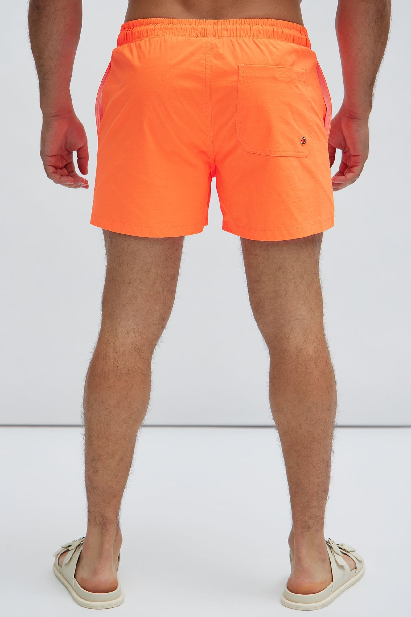 Montez Stretch Swim Trunk 4″ - Orange