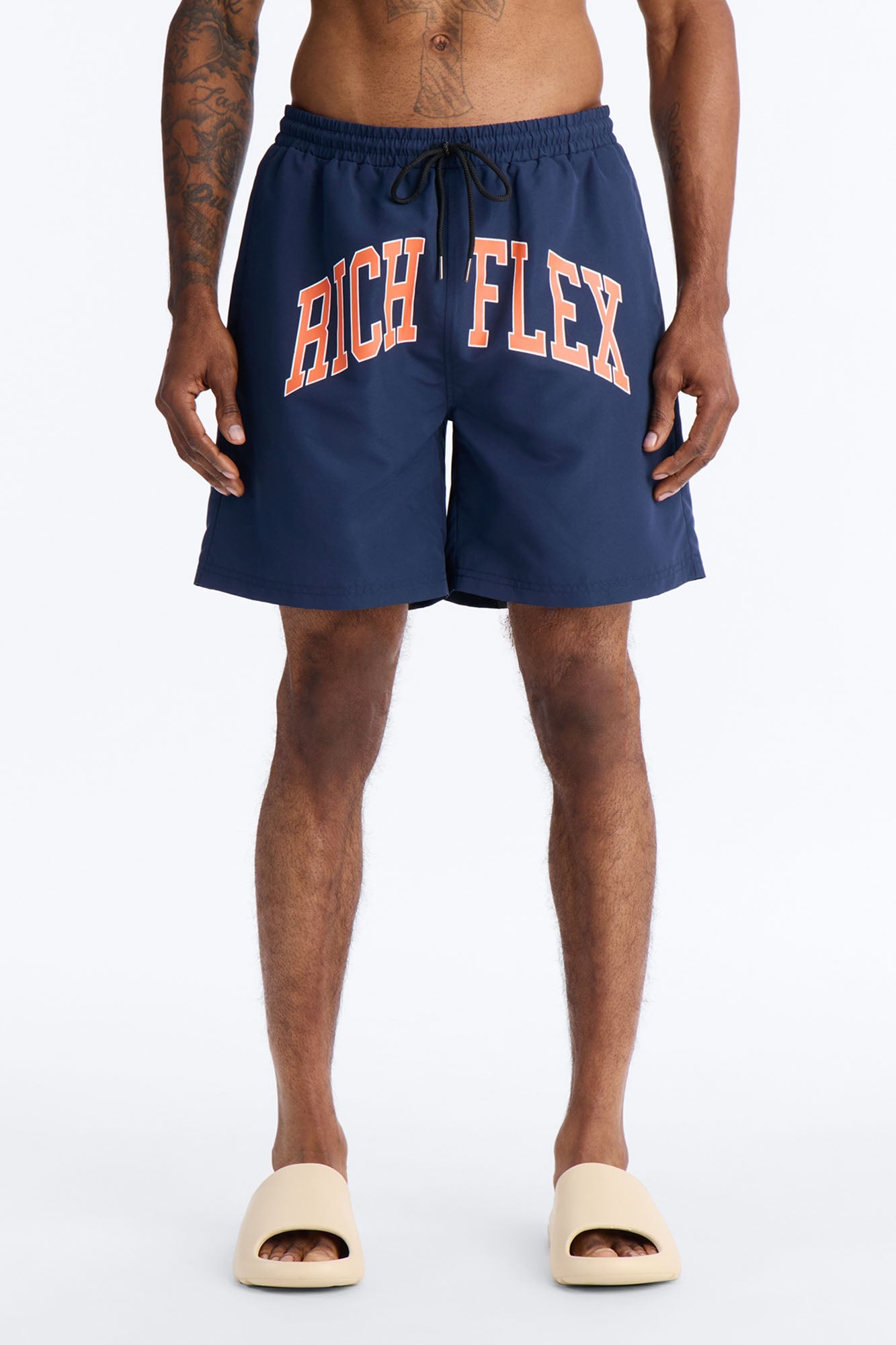 Rich Flex Swim Trunk 7″ - Navy