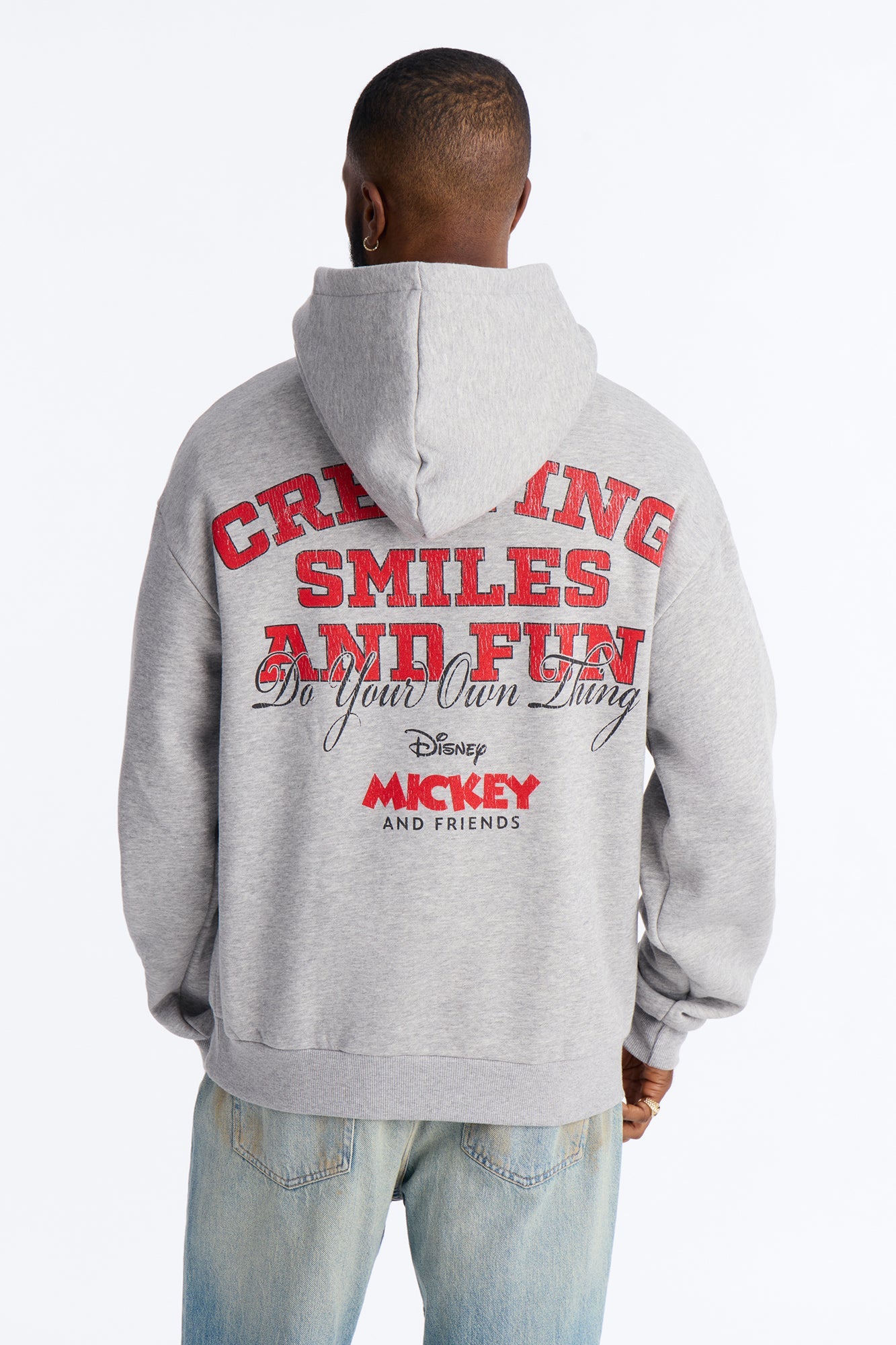 Disney Mickey And Friends Do Your Own Thing Hoodie - Heather Grey