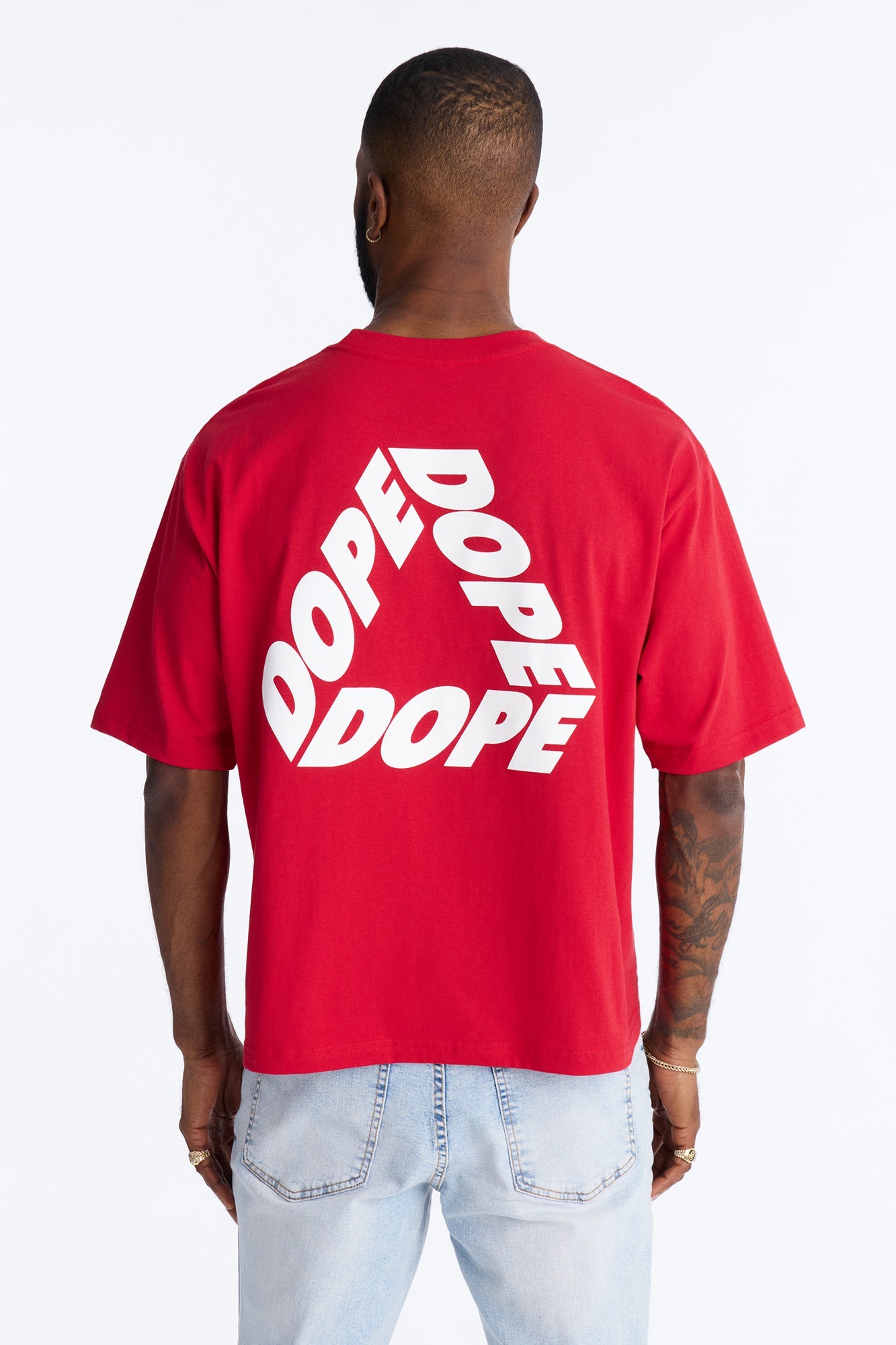 Dope Boxy Short Sleeve Tee - Red