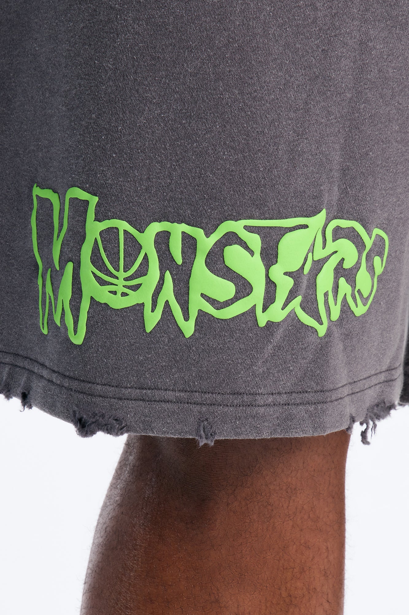 Space Jam Monstars Duo Puff Print Sweat Shorts - Charcoal