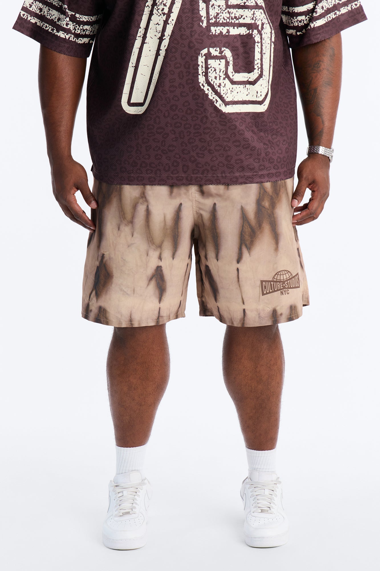 Relaxed Artificial View Short - Brown