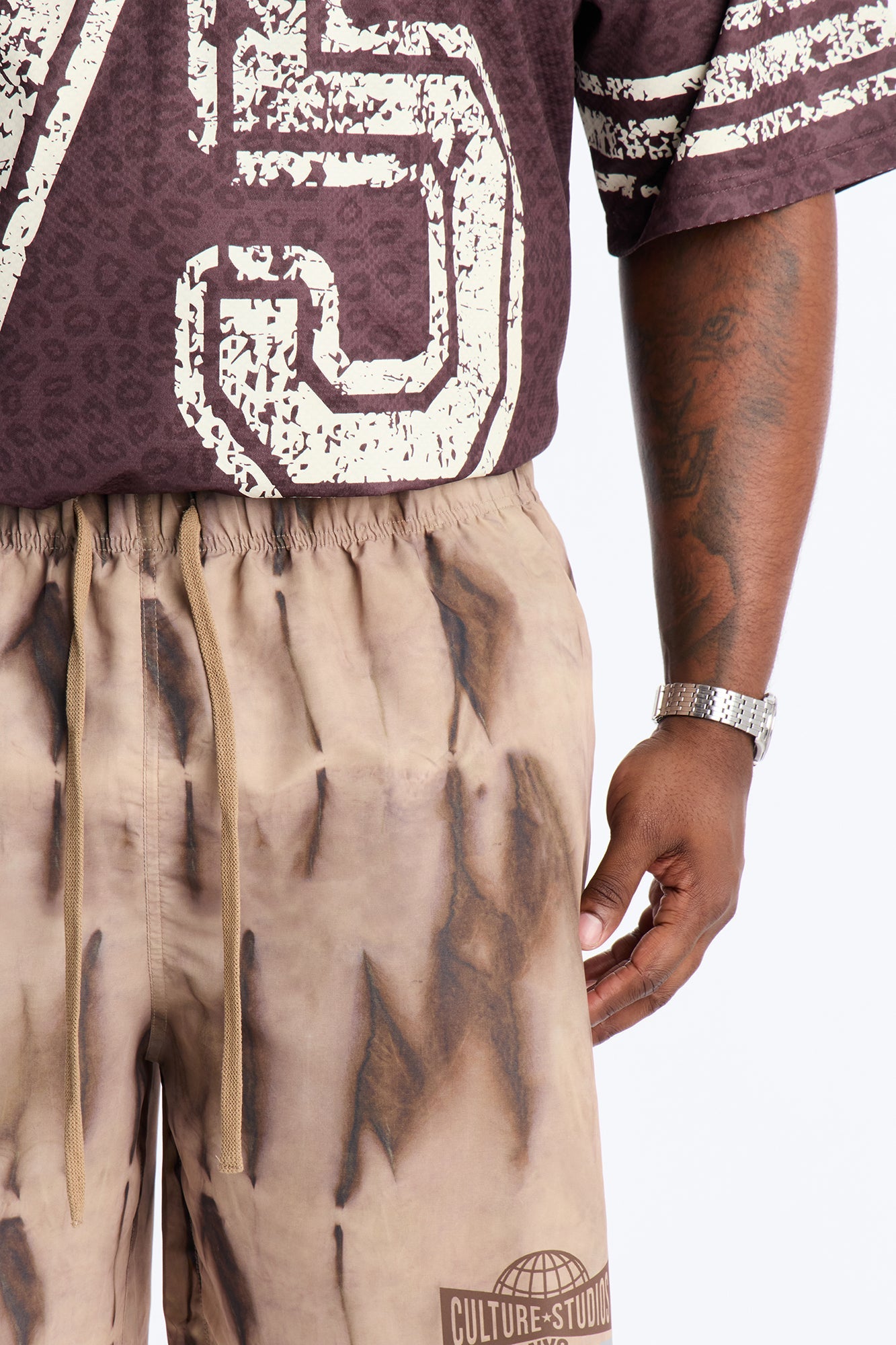 Relaxed Artificial View Short - Brown